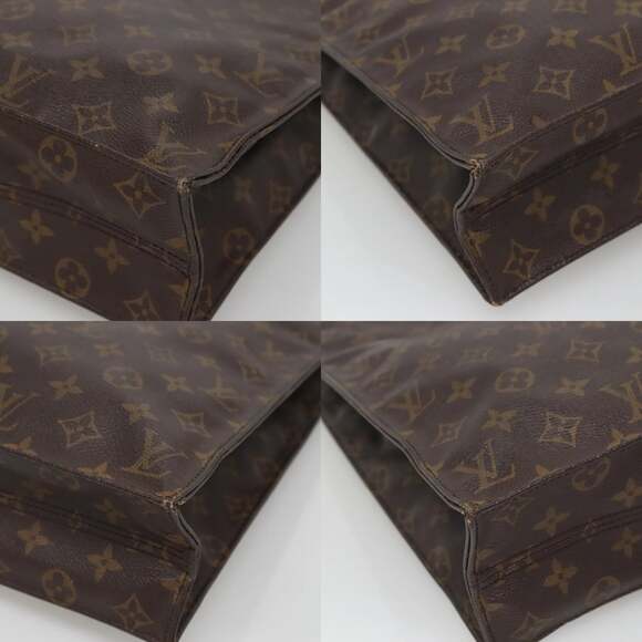 LOUIS VUITTON Monogram Sac Plat Hand Bag M51140 - Picture 10 of 11